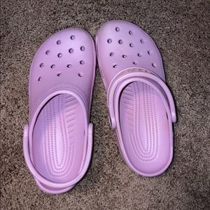 Pink Crocs